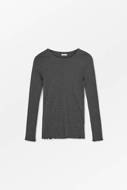 Edie blouse - Dark grey melange