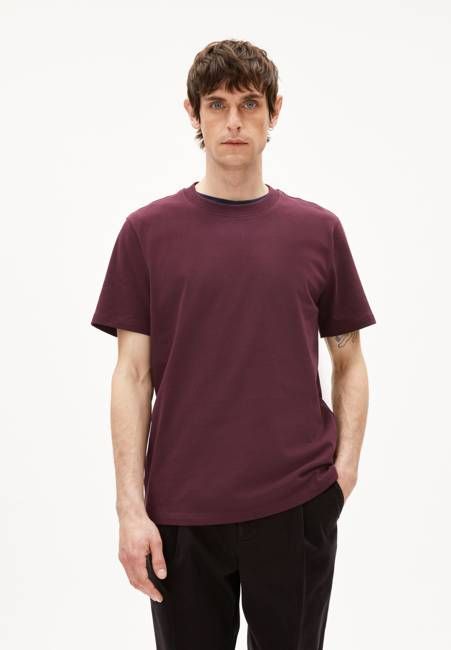 MAARKOS T-SHIRT | dark cranberry