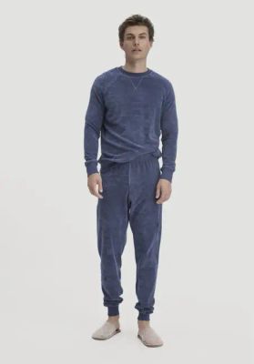 Terry cloth sleep pants PURE COTTON made from pure organic cotton
