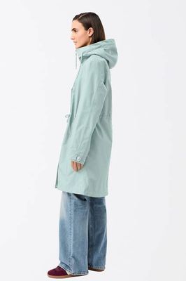 Long parka with welt pocket (Flow)