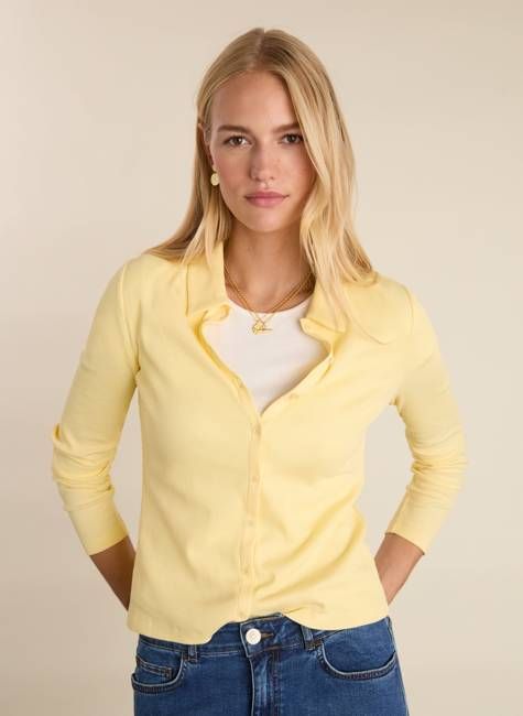 Susan Organic Cotton Button Down Top