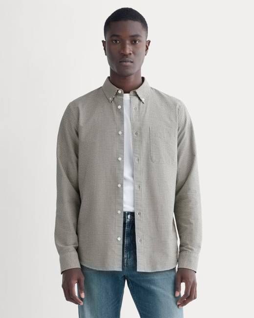 The Slim Oxford Shirt | Forest Night Gingham | Standard