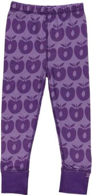 Leggings in wool mix with apples