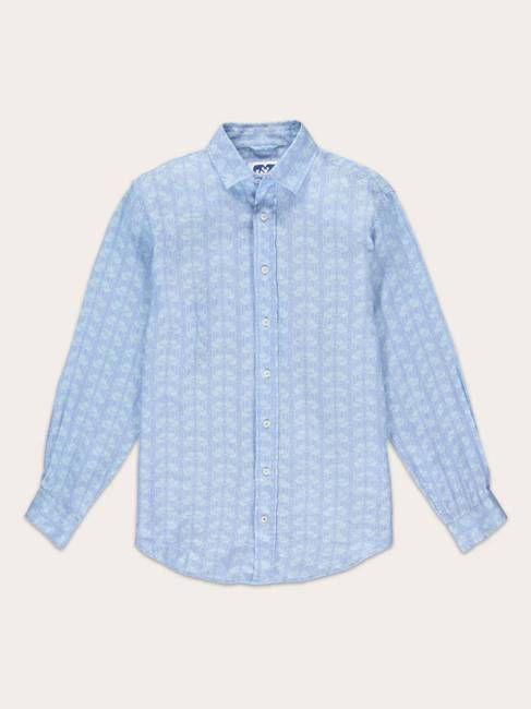 Men's Necks of Necker Abaco Linen Shirt