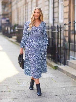 Maddie Dress - Geo Spot