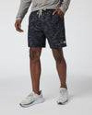 Kore Short Lined 7" | Men's Black Camo Gym Shorts | Vuori