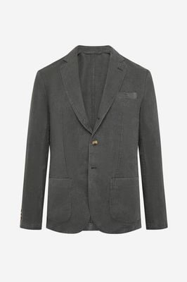DARK GREY HEMP RAMA BLAZER