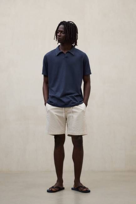 NAVY BLUE ENZO POLO SHIRT