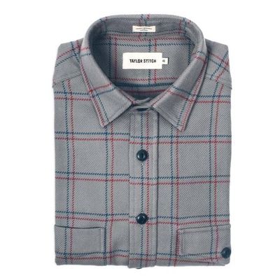 The Crater Shirt in Ash Plaid