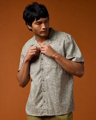 Afuera Button Up Shirt - Print - Men's