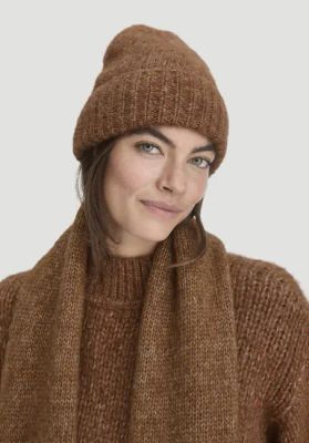 Alpaca hat with organic Pima cotton
