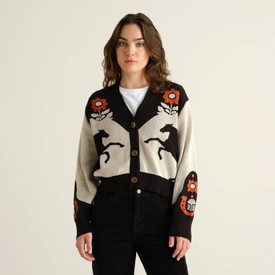 DEDICATED - Cardigan Kanan Western Multi Color