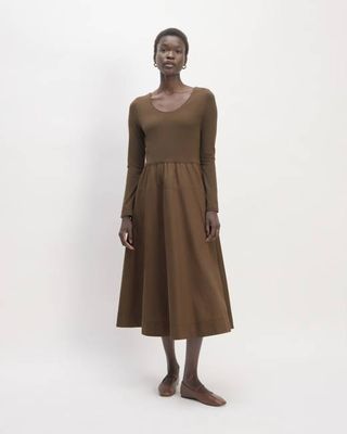 The Long-Sleeve Riviera Dress | Cocoa