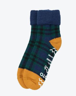 ROTOTO Navy + Green Comfy Socks
