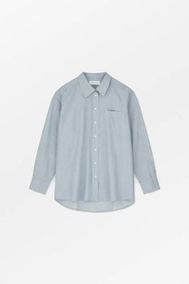 Nico shirt - Tiny blue stripe
