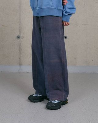 Document Pants - Purple Slub