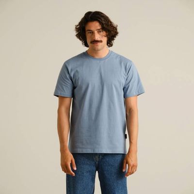 DEDICATED - T-shirt Stockholm Base Windward Blue