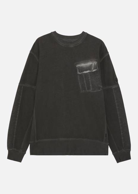 RELAXED CREW SWEAT DARK GREY
