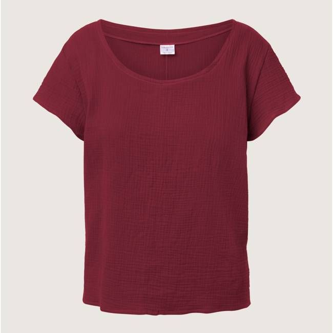 Musselin-Shirt Coube beere (rot)