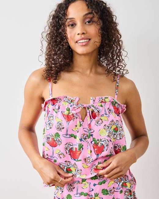 Shrimp Cocktail - Eco Satin Sydney Set - Parlor Pink