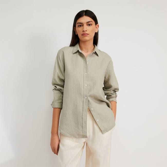 The Must-Have Shirt in Linen | Seagrass