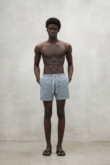 BLUE BEQUIA SWIM TRUNKS