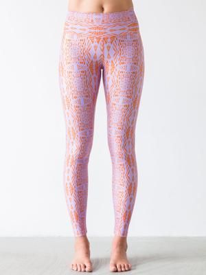 Yoga Leggings Woodstories Lila - Hoessee