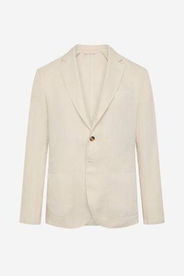 WHITE HEMP RAMA BLAZER