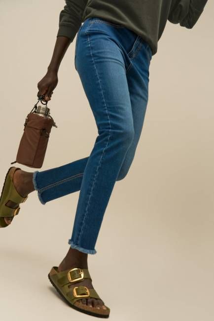 Women's Skinny Cropped Bamboo Jeans