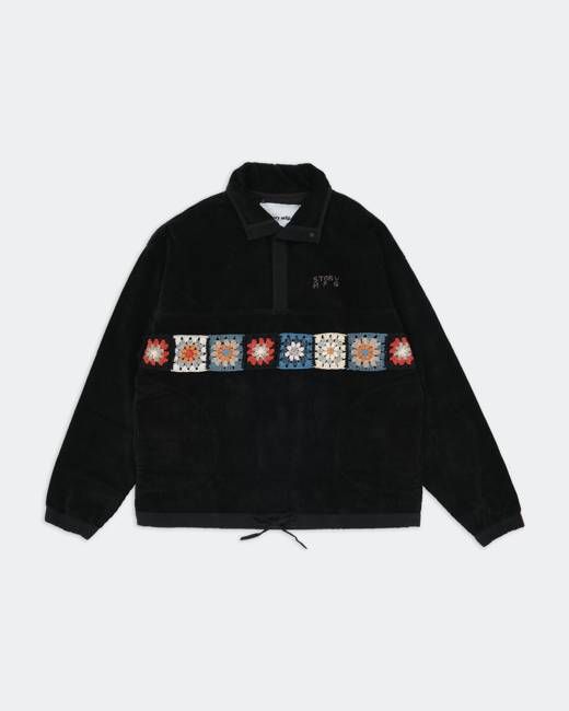 Polite Pullover - Black Corduroy
