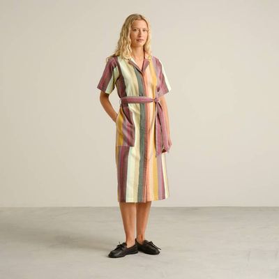 DEDICATED - Hemdkleid Orrefors Sunset Stripe