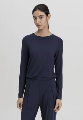 Long-sleeved sleep shirt Regular PURE FLOW made from TENCEL™ Modal