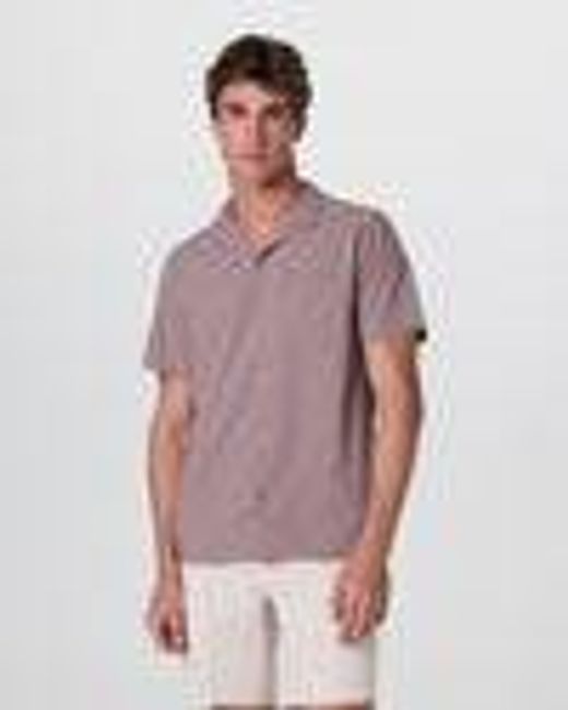 Seaport Button Down | Men's Dark Umber Short Sleeve | Vuori