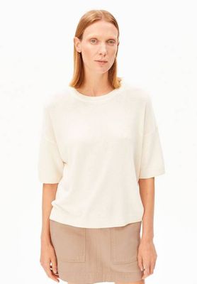 S SL LINEN BLEND KNIT SWEATER | undyed