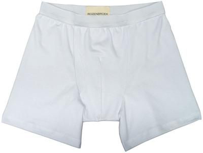 Organic Bamboo Jersey Boxer-Short in White
