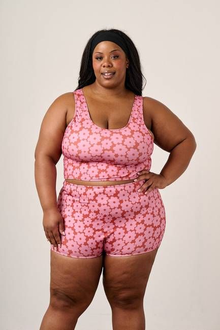 Monte - Bikini Bottom Shorts in Coastal Flower