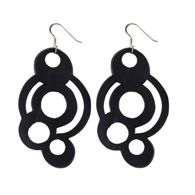 Circular Inner Tube Earrings