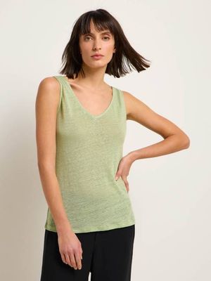 V-neck tank top