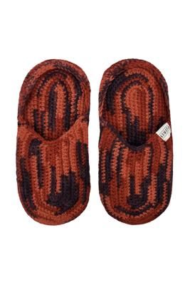 HIDE - Handknitted Wool Slipper Terracotta