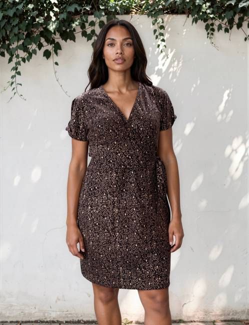 Starlight Organic Wrap Dress