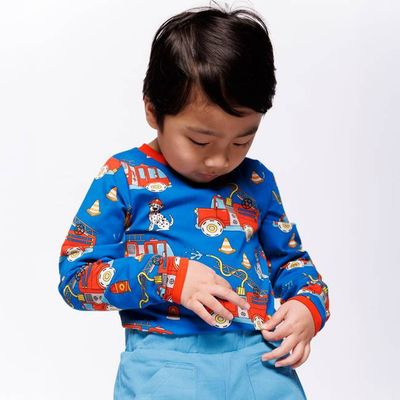 Elstar long-sleeved top fire truck