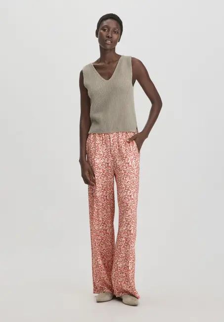 Print trousers wide leg relaxed made of LENZING™ ECOVERO™ viscose