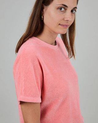Terry oversize Tee Peach