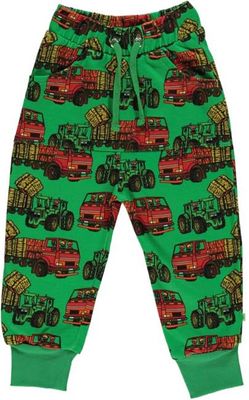 Sweatpants with tractors