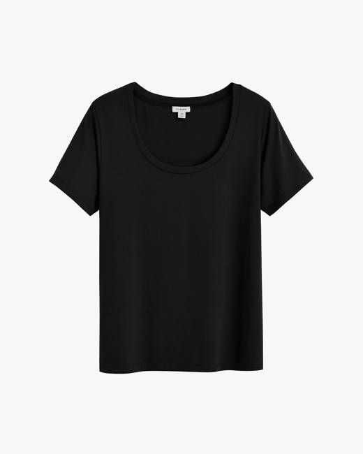 Pima Scoop Neck Tee (Earlier Version)
