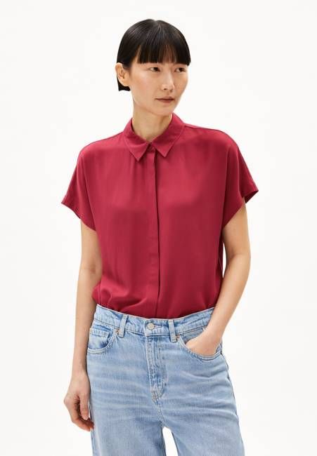 LARISAANA LS BLOUSE| red ash