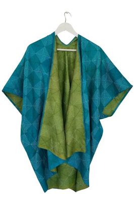 Trudi Poncho Nr. 32 aus Seide im Vintage-Stil Jodhpur Bearbeiten