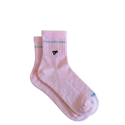 Ankle Sock - Pink Stripe