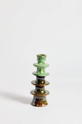 Marrakechi Ceramic Quadruple Ring Candlestick
