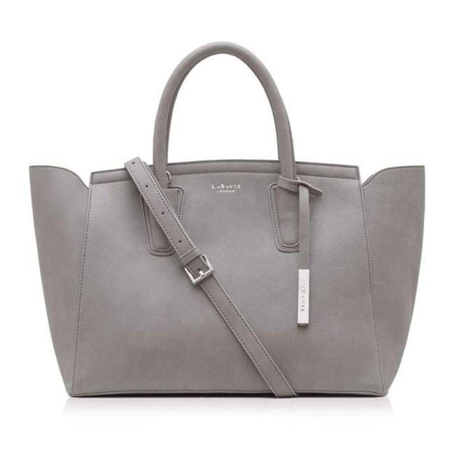 Grant Grey Vegan Shoulder Bag (Waiting List - Arrives 11th Jan 2026)